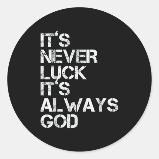 Sitive Motivational Religion Love Saying Designs I Ronde Sticker (Voorkant)