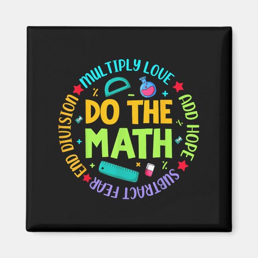 Sitive Quote Insring Slogan Love Hope Fear Do The  Magneet (Voorkant)