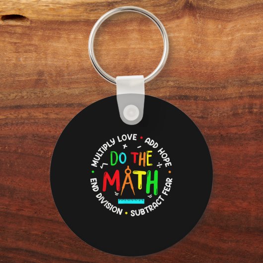 Sitive Quote Insring Slogan Love Hope Fear Do The Sleutelhanger (Voorkant)