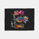 Sitive Vibe Ne Transfer Day Infertility Ivf Tie Dy Fleece Deken (Voorkant (Horizontaal))