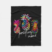 Sitive Vibe Ne Transfer Day Infertility Ivf Tie Dy Fleece Deken (Voorkant)