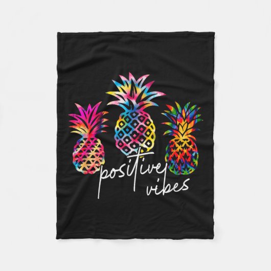 Sitive Vibe Ne Transfer Day Infertility Ivf Tie Dy Fleece Deken (Voorkant)