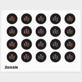 Sitive Vibe Ne Transferdag Onvruchtbaarheid Ivf Ti Ronde Sticker (Vel)