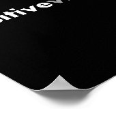 Sitive Vibes Motivational Encouraging Message Fun  Poster (Hoek)