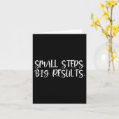 Sitive Work Quotes_ Small Steps, Big Results  Kaart (Gele Bloem)