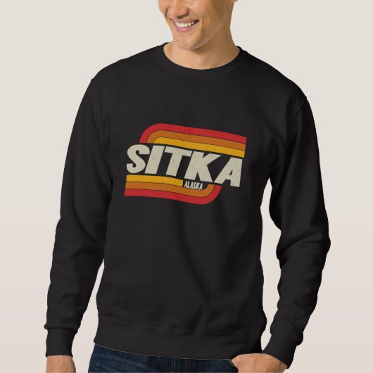 Sitka AK Antiek Souvenir Trui (Voorkant)