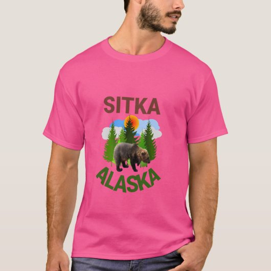 Sitka Alaska Beer Adventure Cruise Vakantie T-shirt (Voorkant)