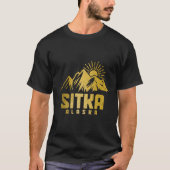 Sitka Alaska Bergen Wandelen Natuur T-shirt (Voorkant)