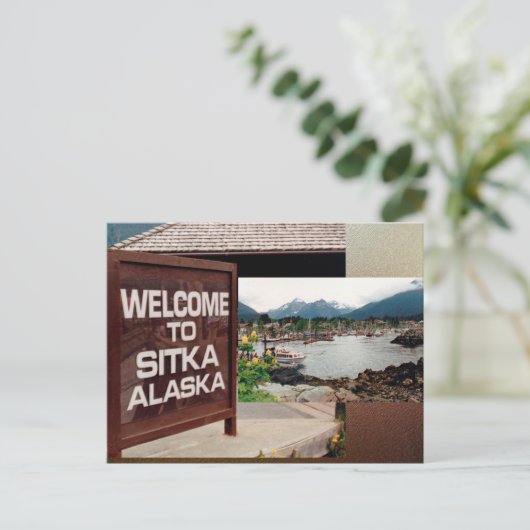 Sitka, Alaska Briefkaart (Staand voorkant)