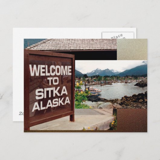 Sitka, Alaska Briefkaart (Voorkant / Achterkant)