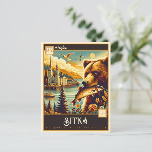 Sitka, Alaska |  Briefkaart (Staand voorkant)