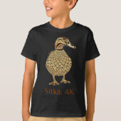 Sitka Alaska Mallard Duck Bird Lover Native Americ T-shirt (Voorkant)
