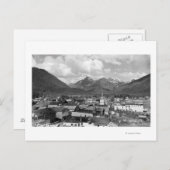 Sitka, Alaska met drie zussen op de achtergrond Briefkaart (Voorkant / Achterkant)