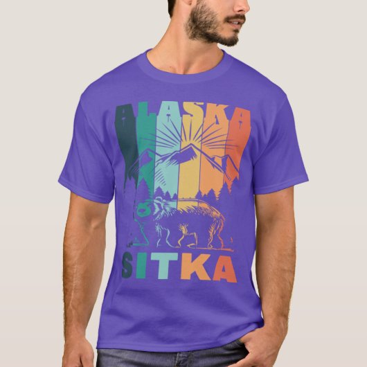 Sitka Alaska Mountain View T-shirt (Voorkant)