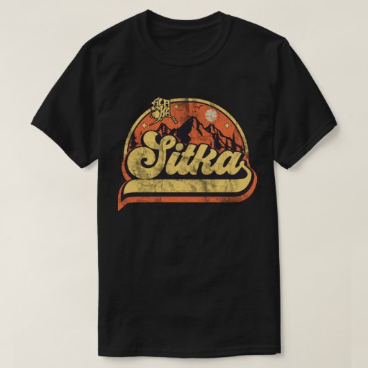 Sitka, Alaska T-shirt (Design voorkant)