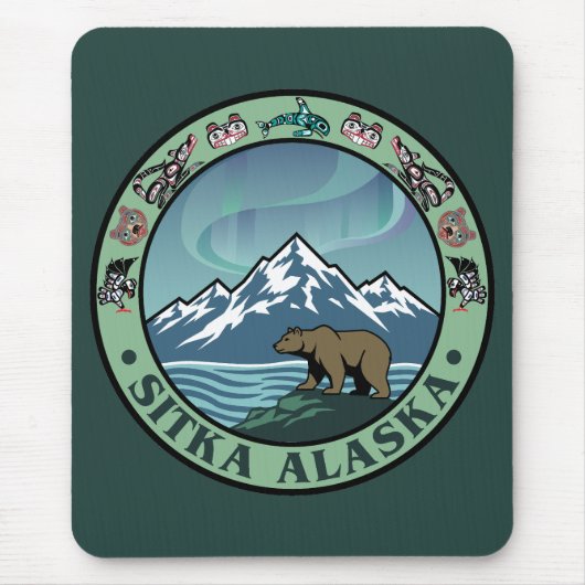 Sitka Alaska Verenigde Staten Muismat (Voorkant)