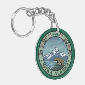 Sitka Alaska Verenigde Staten Sleutelhanger (Voorkant Links)