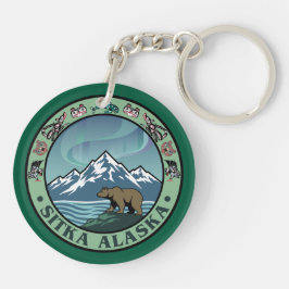 Sitka Alaska Verenigde Staten Sleutelhanger