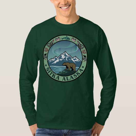 Sitka Alaska Verenigde Staten T-shirt (Voorkant)