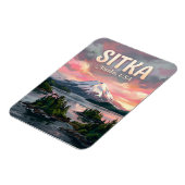 Sitka Sound Alaska Reizen Magneet (Linkerzijde)