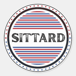 Sittard City Pride Embleem – Nederlandse identitei Ronde Sticker