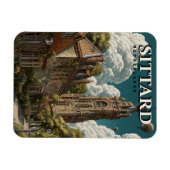 Sittard Nederland Vintage Reizen Magneet (Horizontaal)