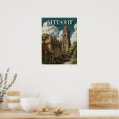 Sittard Nederland Vintage Reizen Poster (Keuken)