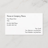 Sitter-visitekaartje voor pop-up visitekaartje (Achterkant)