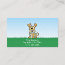 Sitterende Cute Dog Walker Pet