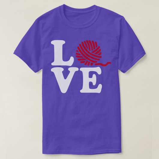 Sitterende liefde t-shirt (Design voorkant)
