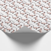 Sittig bitty Siamese katten die papier verpakken (Hoek)