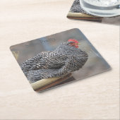 Sittin Chicken Party Onderzetter (Schuin)