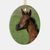 Sitting Arab Foal Keramisch Ornament (Rechts)