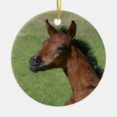 Sitting Arab Foal Keramisch Ornament (Voorkant)
