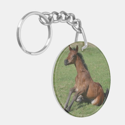 Sitting Arab Foal Sleutelhanger (Voorkant Links)