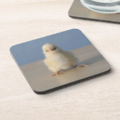 Sitting Baby Yellow Chicken, 3 dagen oud Drankjes Onderzetter (Linkerzijde)