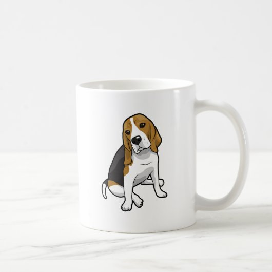 Sitting Beagle Koffiemok (Rechts)