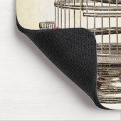 SiTTiNG  BLaCKBiRD op BiRDCaGe Muismat (Hoek)