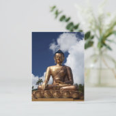 Sitting Buddha standbeeld Briefkaart (Staand voorkant)