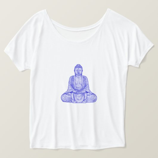 Sitting Buddha T-shirt (Design voorkant)