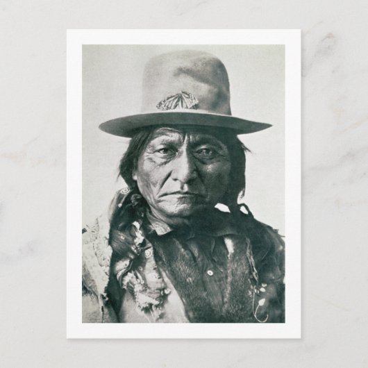 Sitting Bull (1831-1890) (foto) Briefkaart (Voorkant)