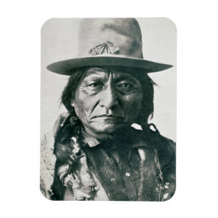 Sitting Bull (1831-1890) (foto) Magneet