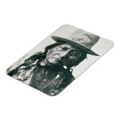 Sitting Bull (1831-1890) (foto) Magneet (Linkerzijde)