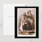 Sitting Bull and Buffalo Bill 1895 Briefkaart (Voorkant / Achterkant)