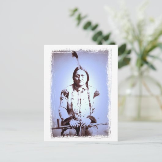 Sitting Bull Briefkaart (Staand voorkant)