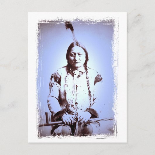 Sitting Bull Briefkaart (Voorkant)