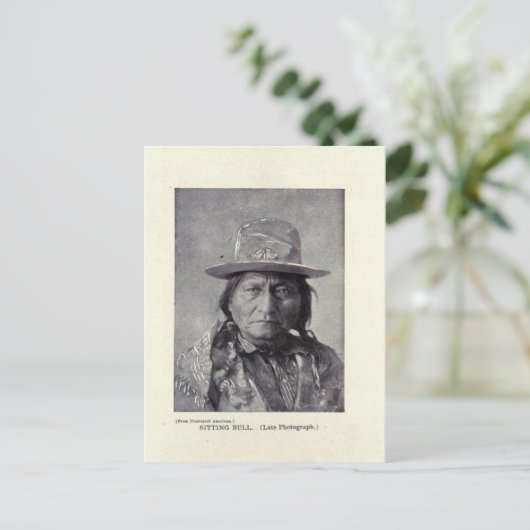 Sitting Bull Briefkaart (Staand voorkant)
