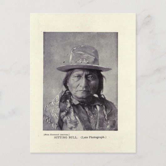 Sitting Bull Briefkaart (Voorkant)