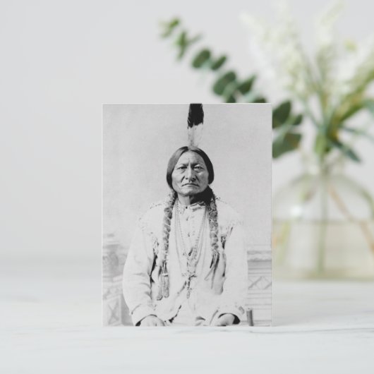 Sitting Bull Briefkaart (Staand voorkant)