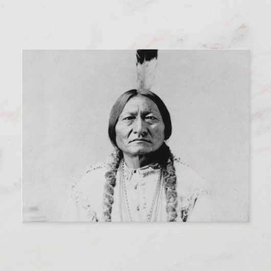 Sitting Bull Briefkaart (Voorkant)